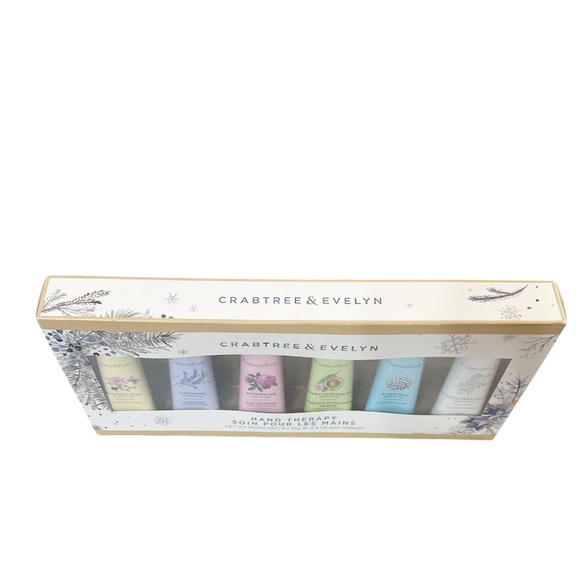 NEW Crabtree & Evelyn 6 Piece HAND THERAPY Gift Set - Picture 2 of 5